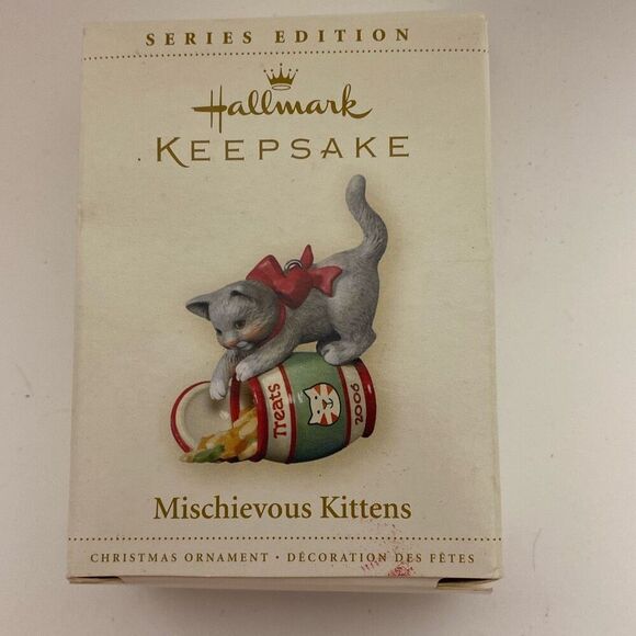 Hallmark Keepsake Ornament 2006 Mischievous Kittens Collectors Series Edition 8 - Picture 1 of 6